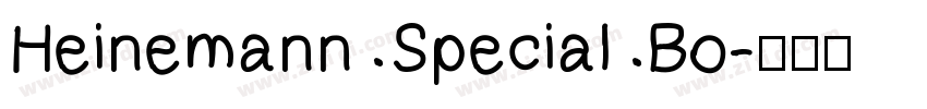 Heinemann Special Bo字体转换